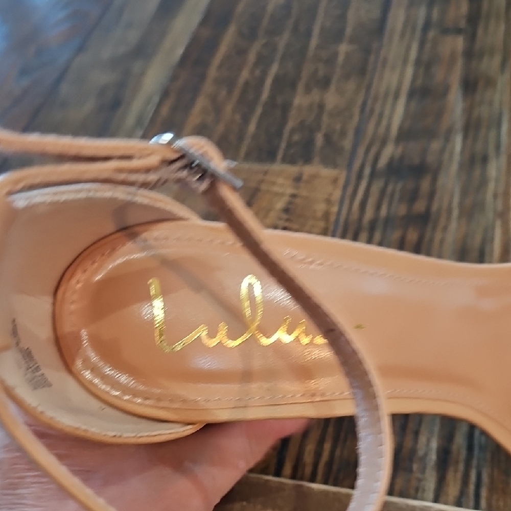 Lulu's Taylor Naked Chunky Block Heel‎ Sandals - Picture 4 of 11